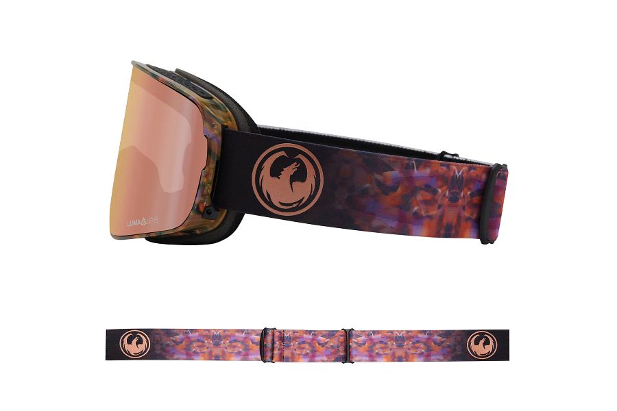 Dragon NFX2 Snow Goggles Low Bridge 2024 Amethyst / Lumalens Rose Gold Ion + Lumalens Violet