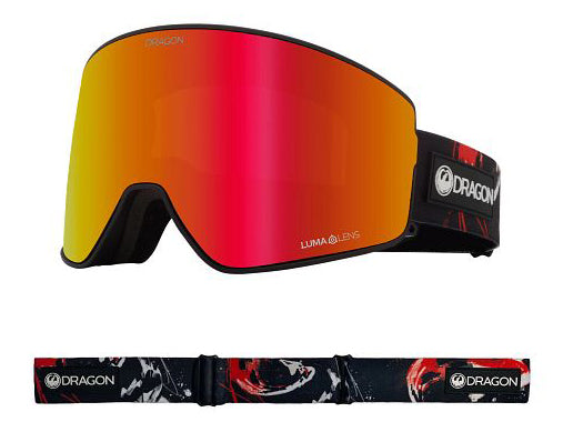 Dragon PXV2 Snow Goggles Low Bridge 2024 Koi / Lumalens Red Ion + Lumalens Light Rose