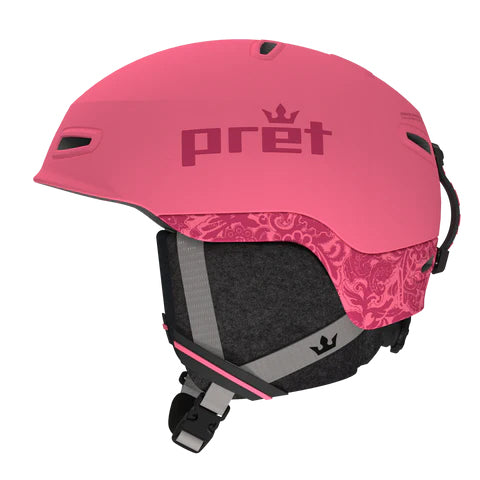 Pret Sol X Womens Helmet 2025 Pink Paisley