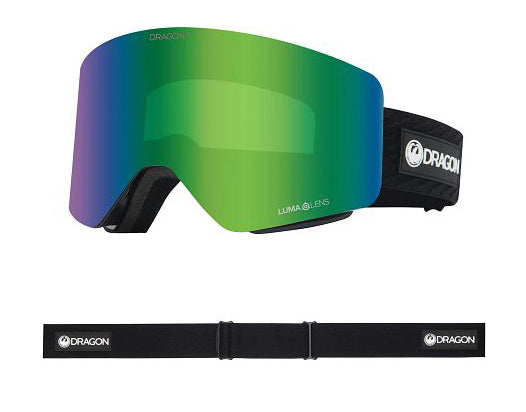 Dragon R1 OTG Snow Goggles 2024 Icon Green / Lumalens Green Ion + Lumalens Amber