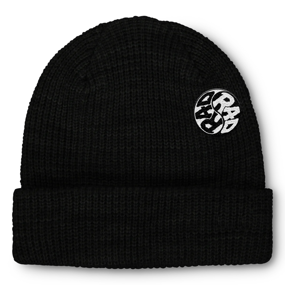 Rad Gloves Swirl Beanie Black