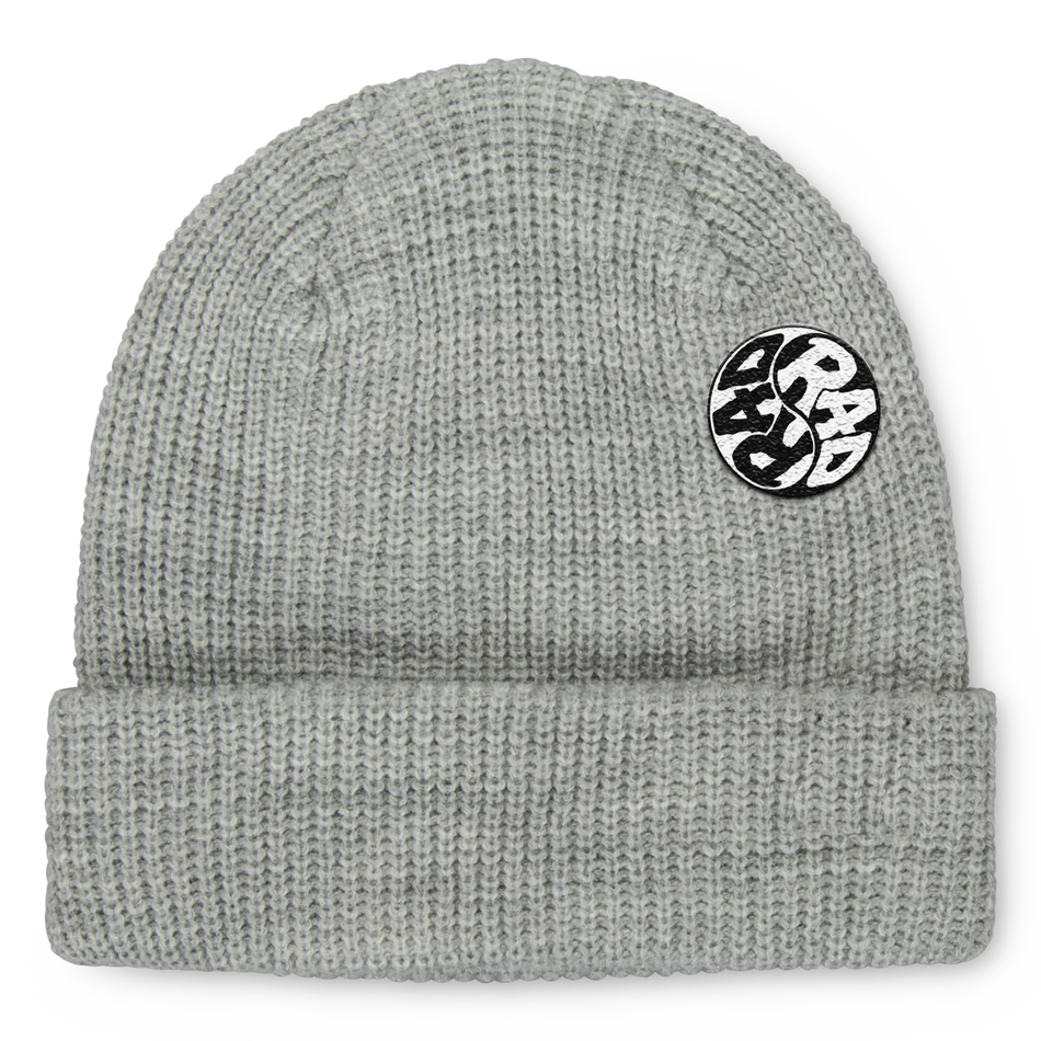 Rad Gloves Swirl Beanie Grey