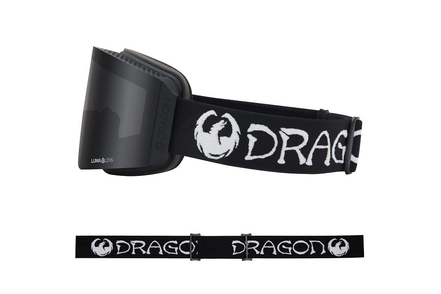 Dragon RVX MAG OTG Snow Goggles Low Bridge 2024 Classic Black / Lumalens Dark Smoke + Lumalens Light Rose