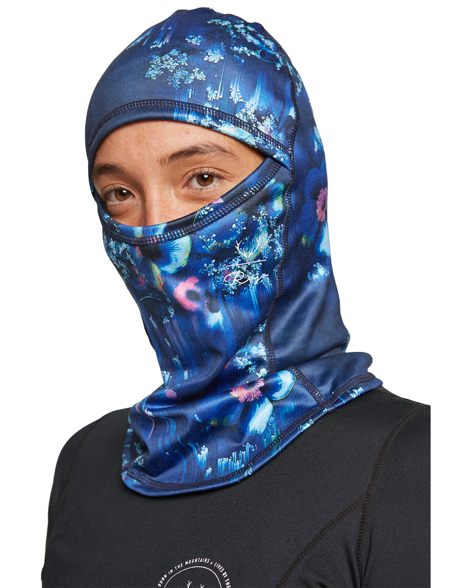 Rojo Pro Balaclava 2024 Deep Blue Flowerverse