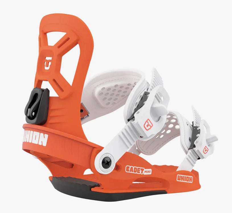 Union Cadet Mini Snowboard Bindings Kids 2024 Flame Orange