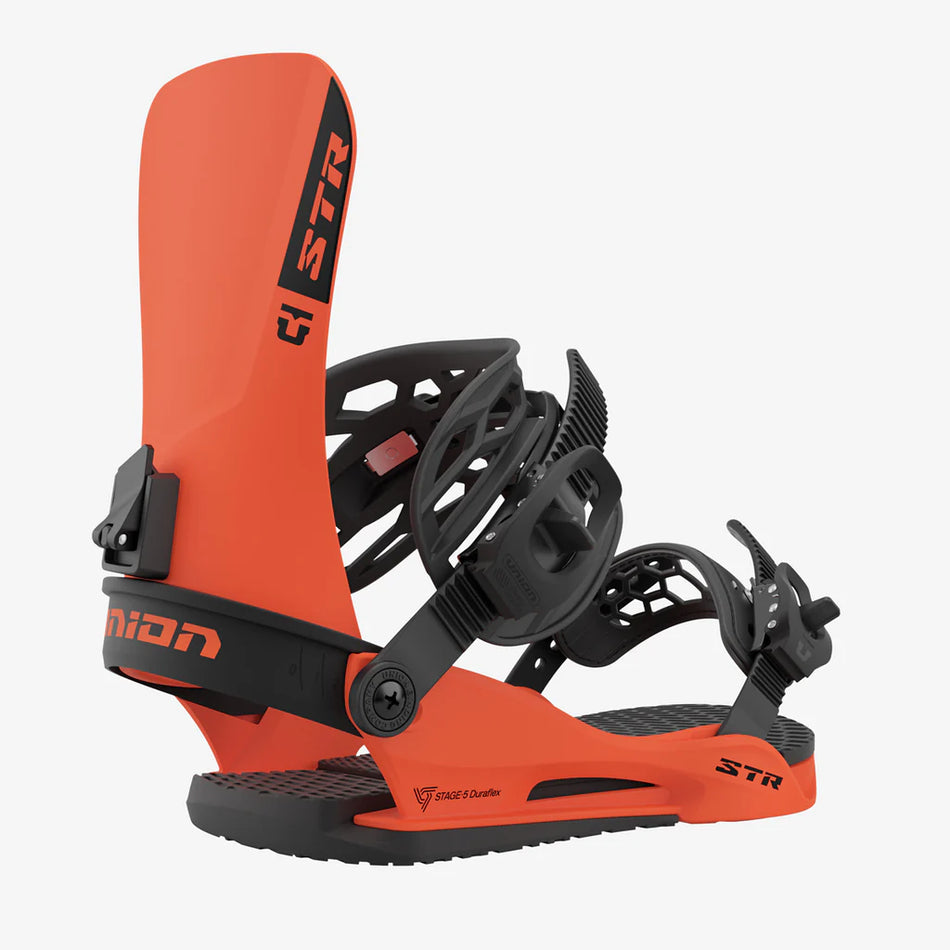 Union STR Snowboard Bindings Mens 2024 Hunter Orange