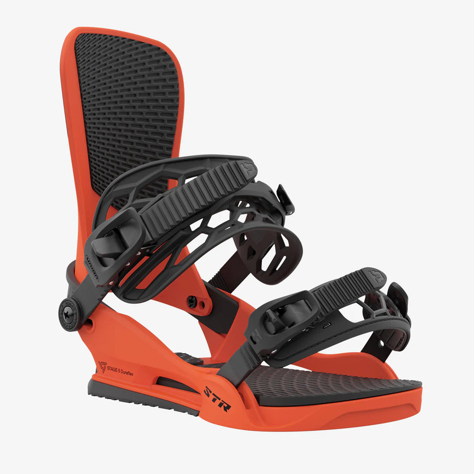 Union STR Snowboard Bindings Mens 2024 Hunter Orange