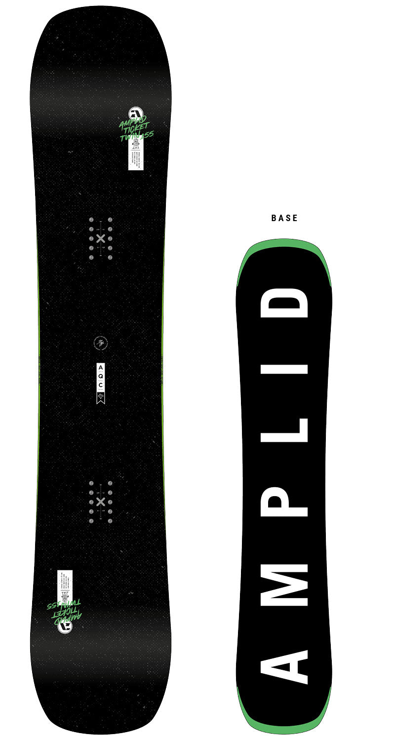 Amplid Ticket Twin Mens Snowboard 2024