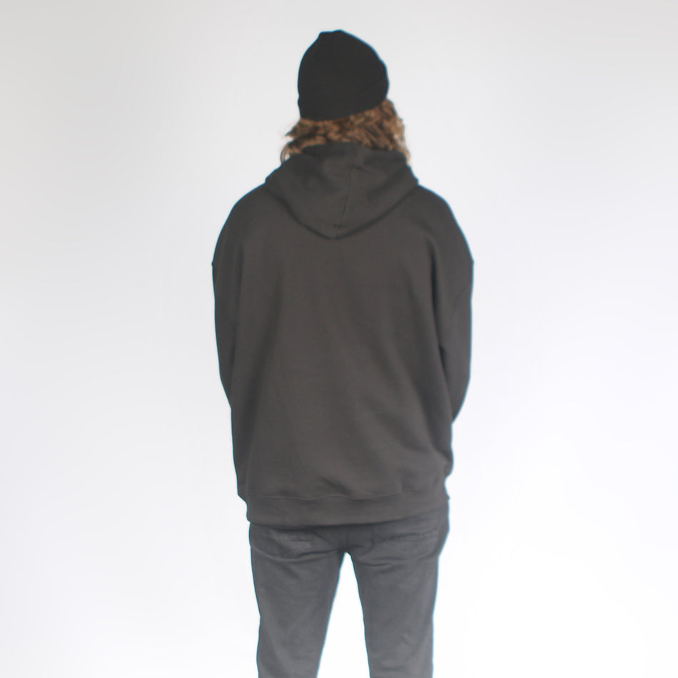 I Ride Sideways DWR Oversized Fit Hoodie Cactus Black