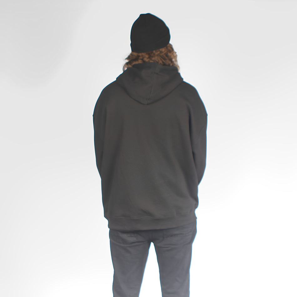 I Ride Sideways DWR Oversized Fit Hoodie Monte Black