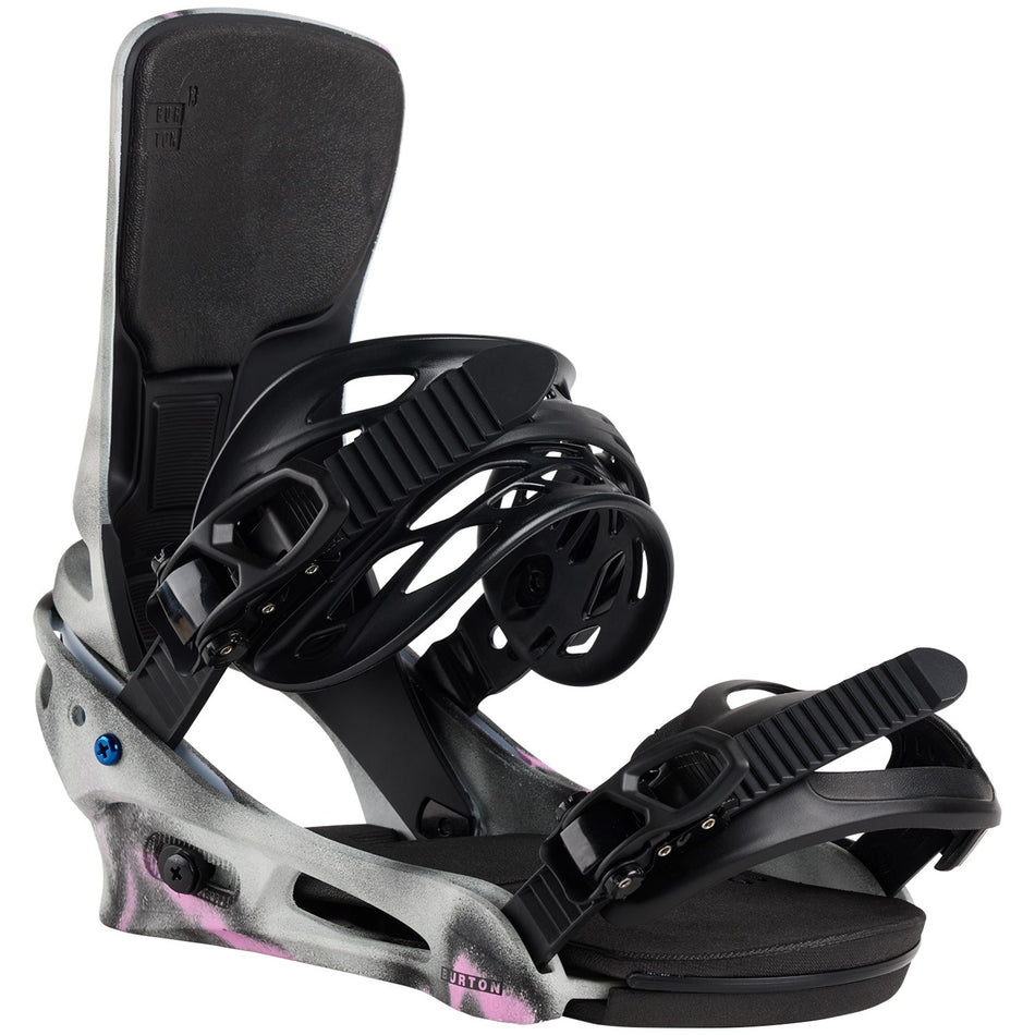 Burton Cartel X Snowboard Bindings Mens 2025 Grey / Pink