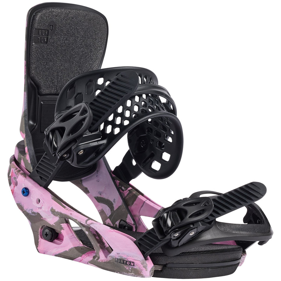 Burton Lexa X Snowboard Bindings Womens 2025 Grey / Pink