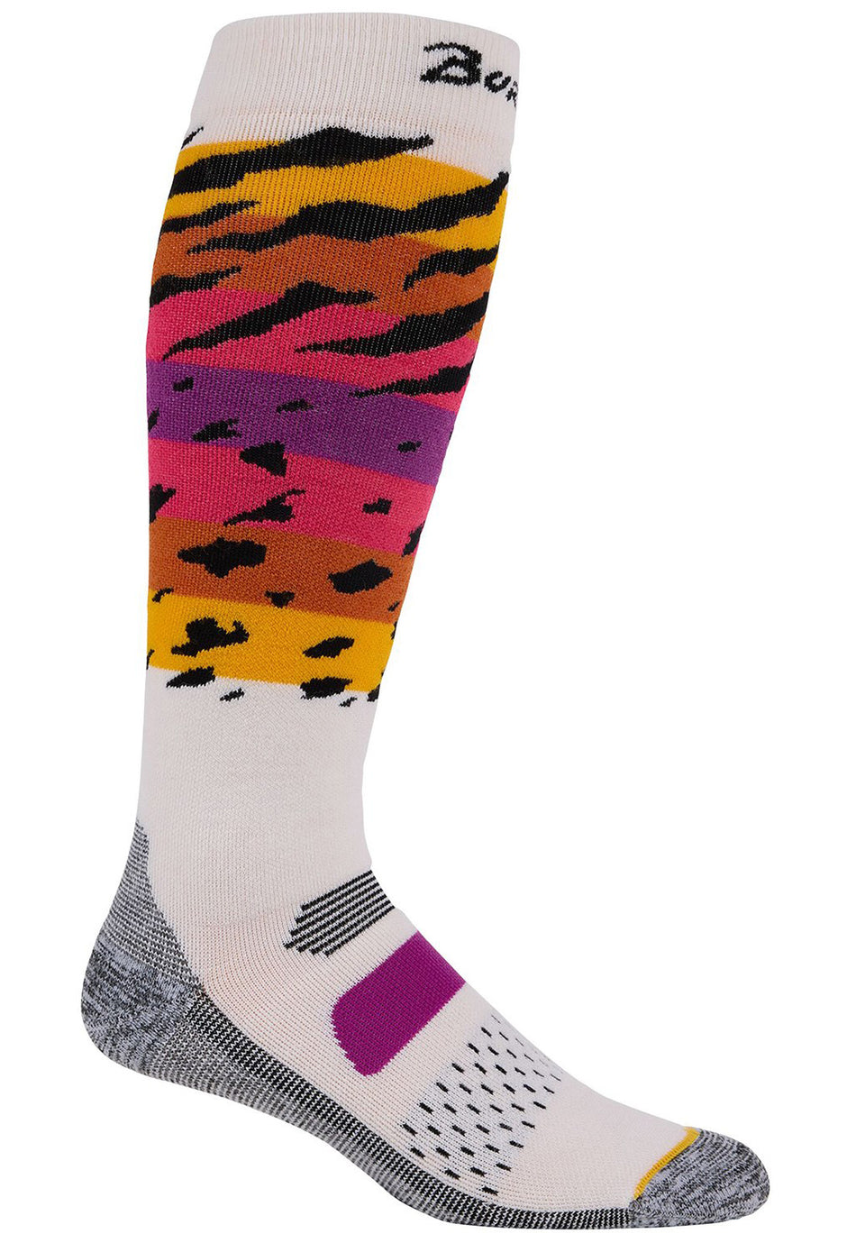 Burton Performance Midweight Socks Mens Stout White Safari