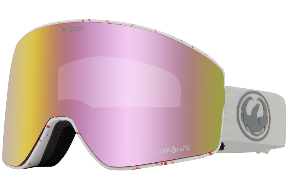 Dragon PXV2 Snow Goggles 2024 Reused/ Lumalens Pink Ion + Lumalens Dark Smoke