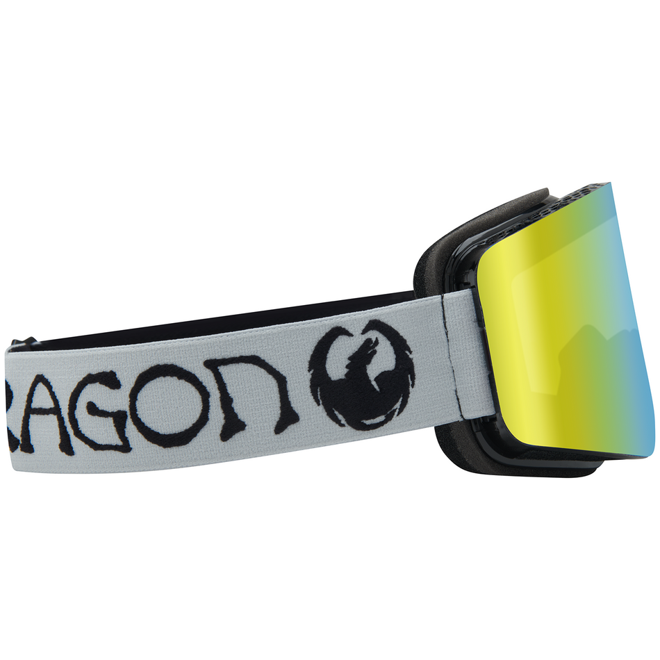 Dragon R1 OTG Snow Goggles 2024 Classic Grey / Lumalens Gold Ion + Lumalens Amber