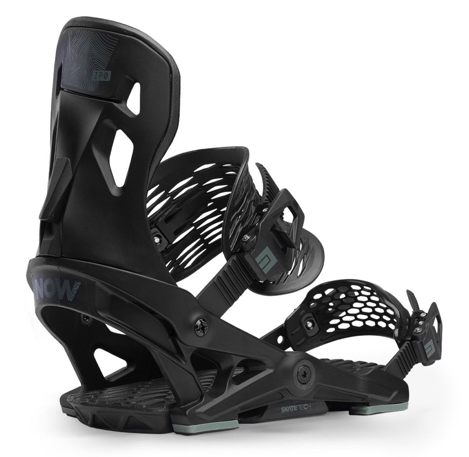 Now IPO Snowboard Bindings Mens 2024 Black