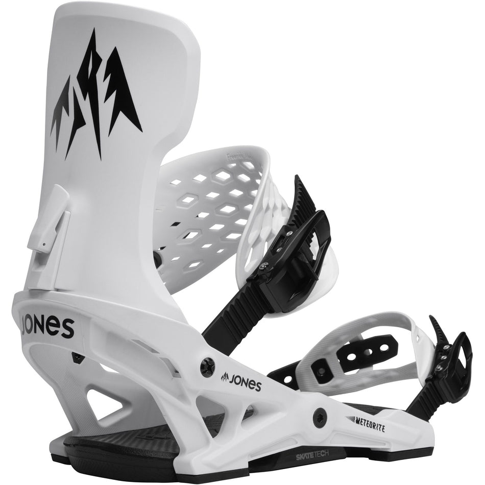 Jones Meteorite Snowboard Bindings Mens Snow White