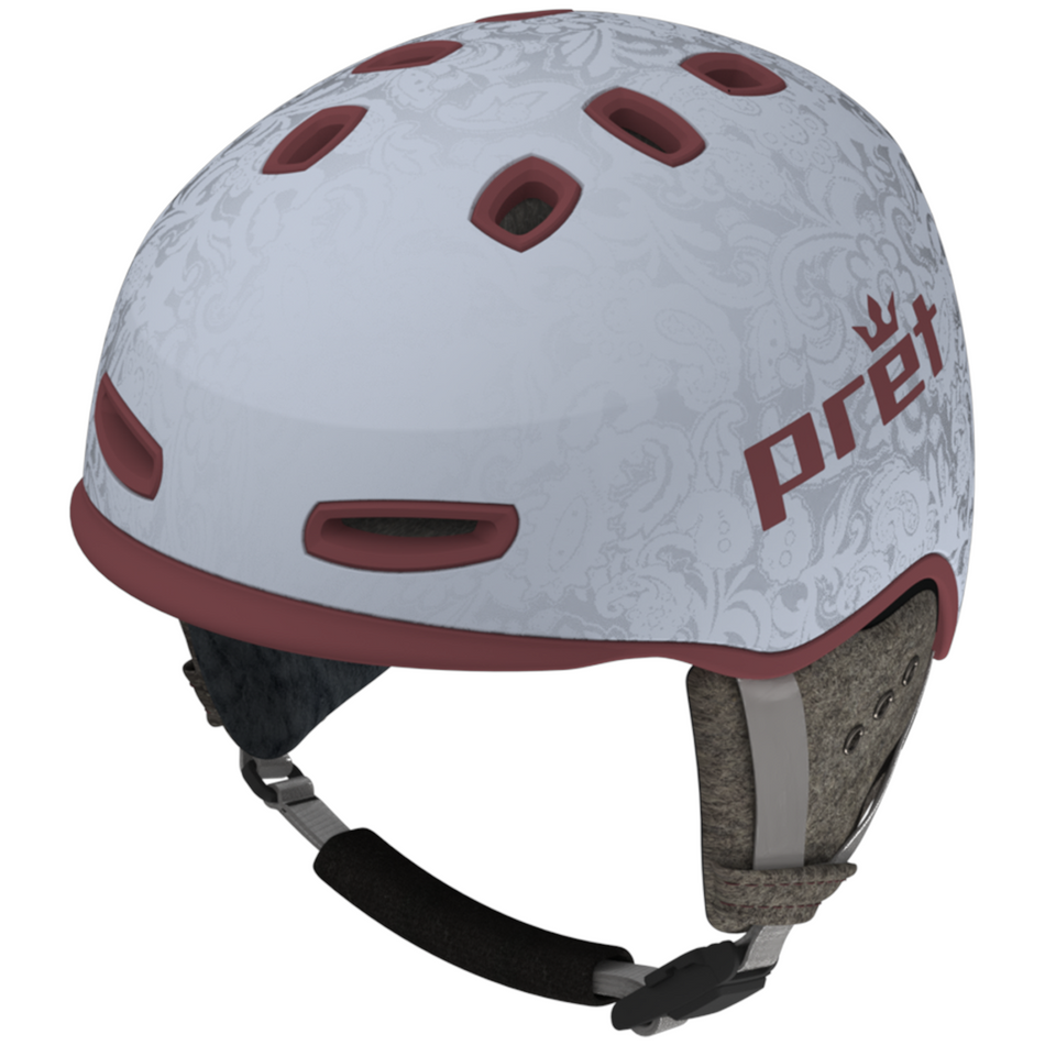 Pret Lyrix X2 MIPS Helmet Womens 2024 Maroon Mist