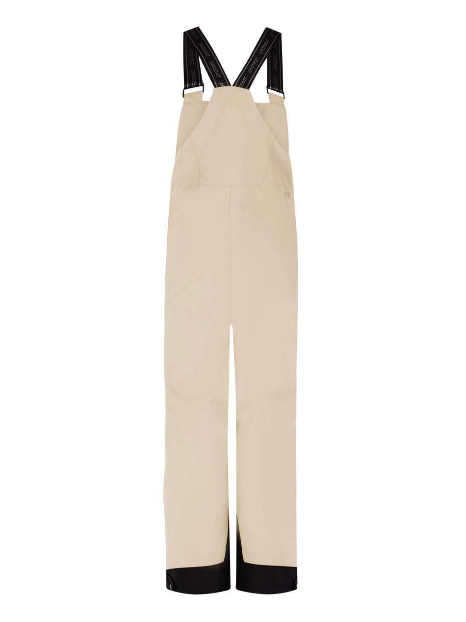 Protest Navaz Salopette Bib Pants Womens 2025 Bamboo Beige