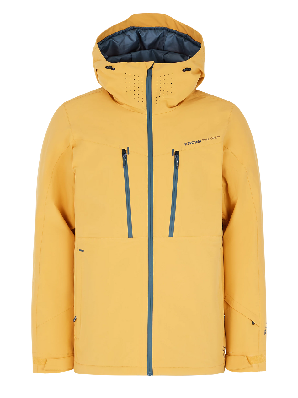 Protest Timothy Jacket Mens 2025 Cab Yellow