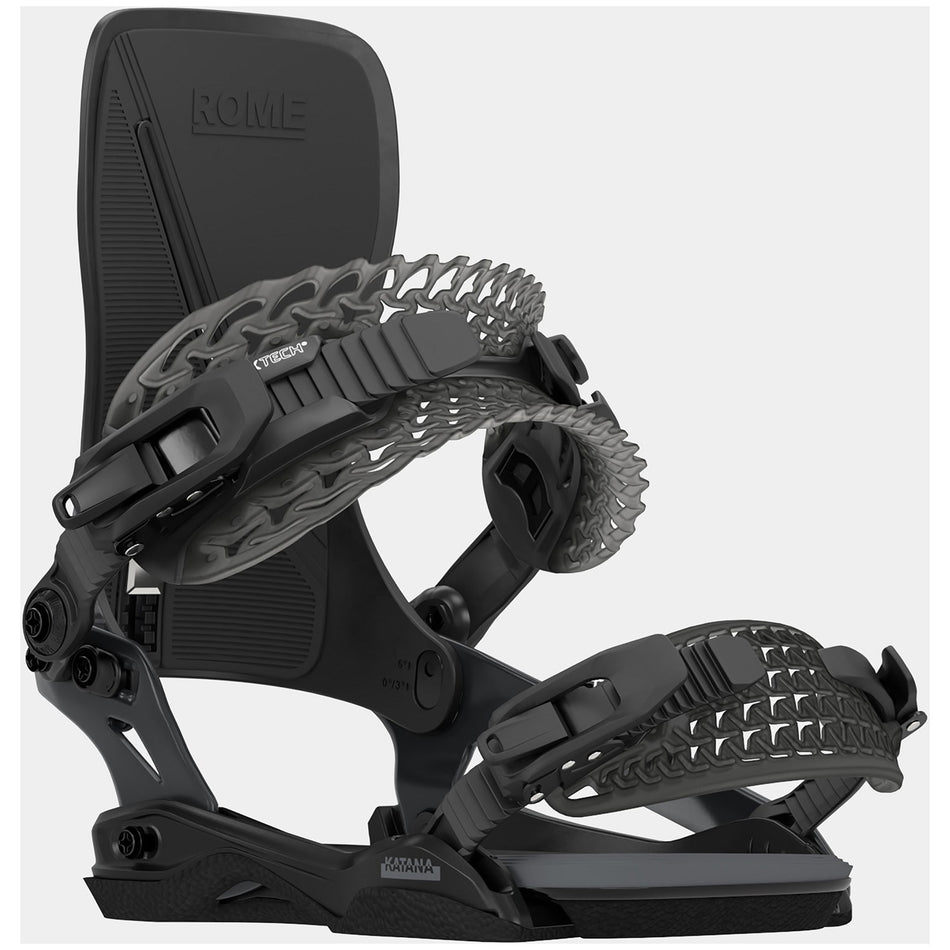 Rome Katana Snowboard Bindings Mens 2025 Black