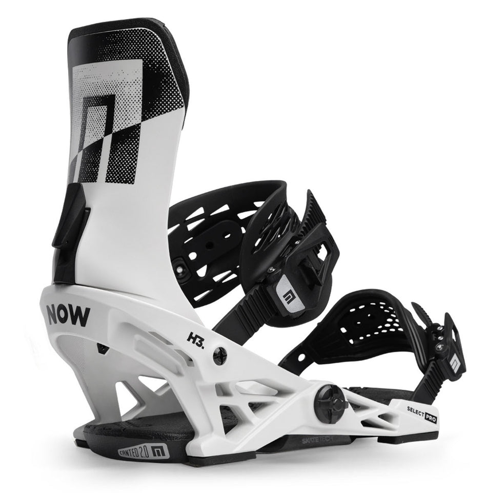 Now Select Pro Snowboard Bindings Mens 2024 Silver Grey