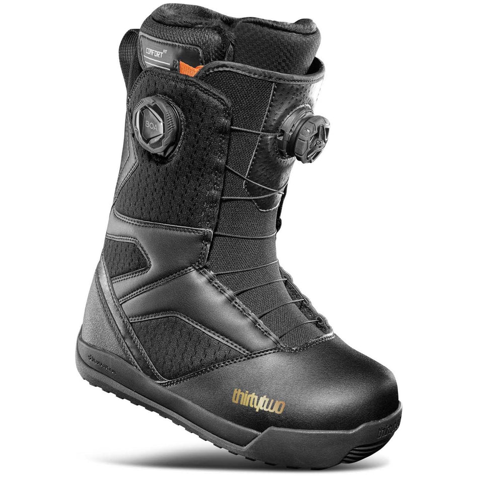 Thirtytwo STW Double Boa Snowboard Boots Womens 2025 Black / Gold