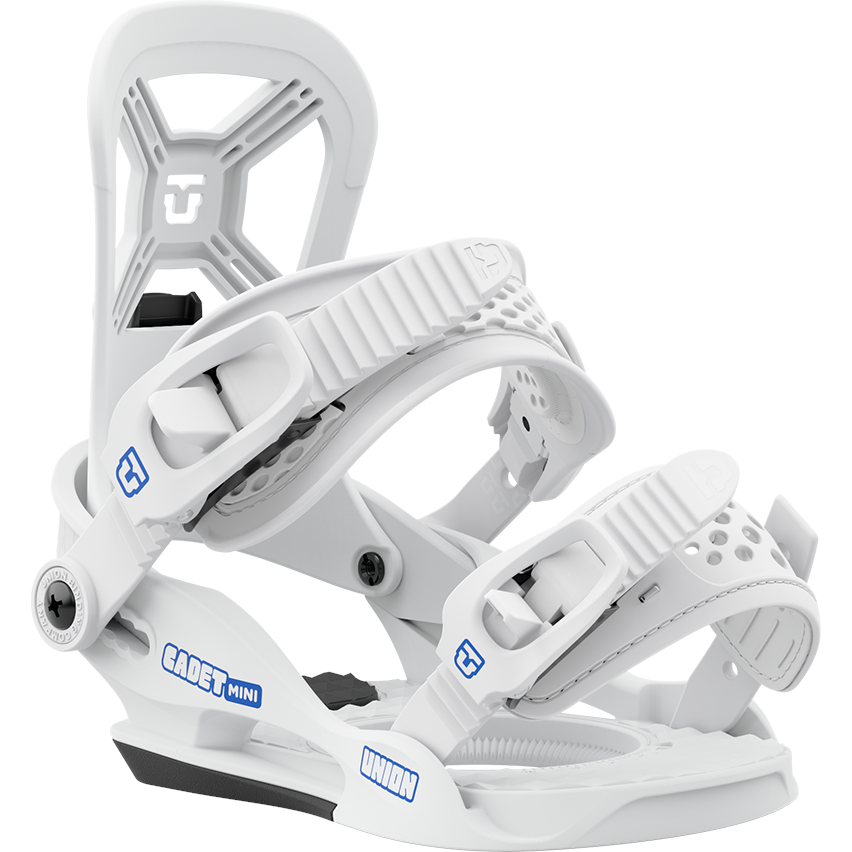 Union Cadet Mini Snowboard Bindings Kids 2024 White