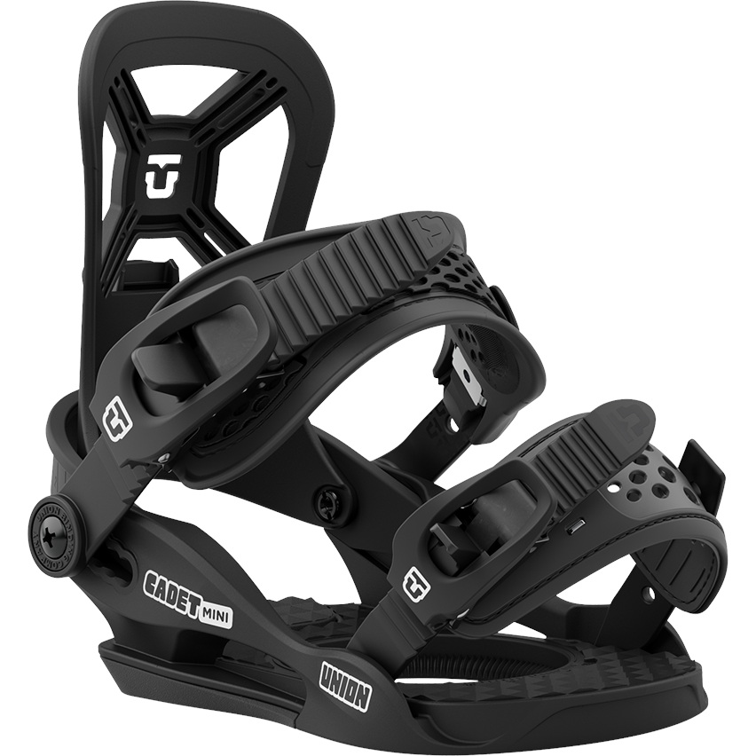 Union Cadet Mini Snowboard Bindings Kids 2024 Black