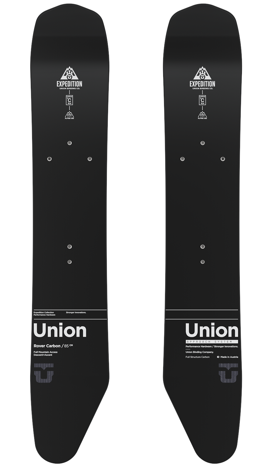 Union Rover Carbon Approach Skis Black 100cm