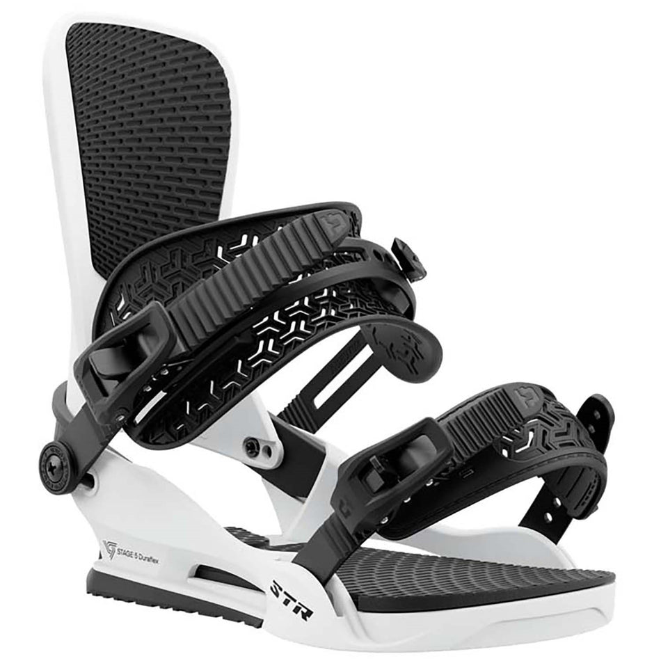 Union STR Snowboard Bindings Mens 2025 White