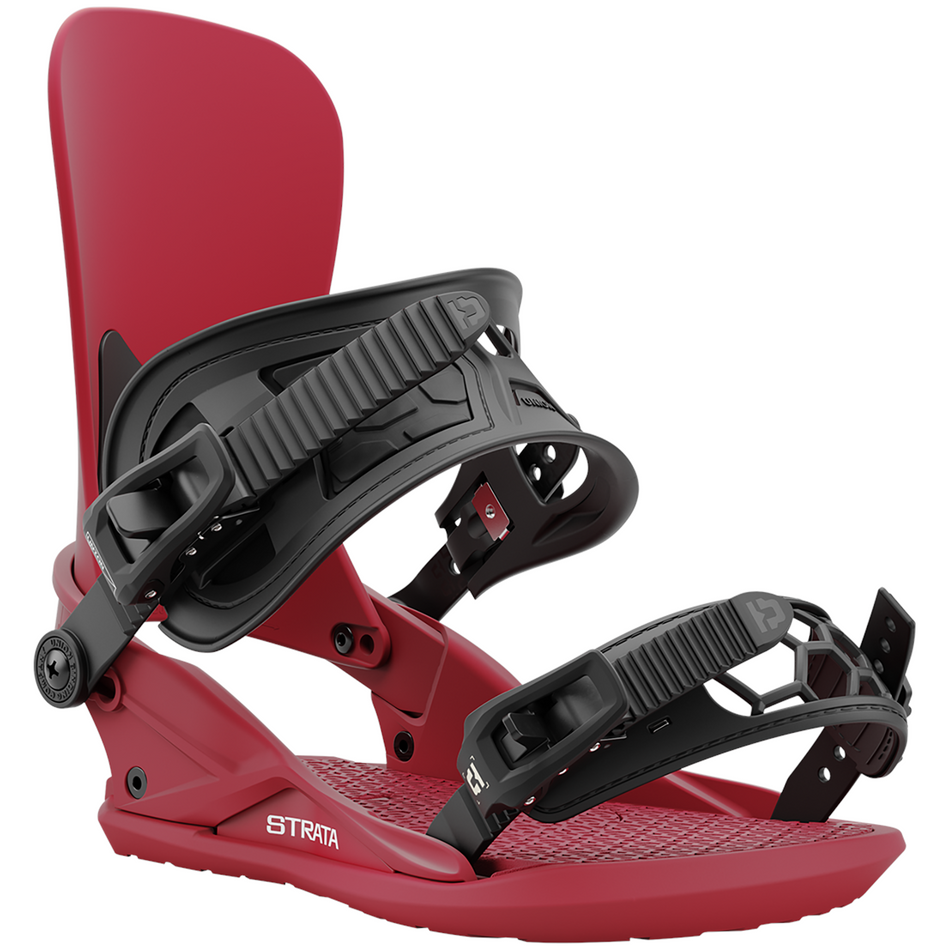 Union Strata Snowboard Bindings Mens 2025 Burgundy