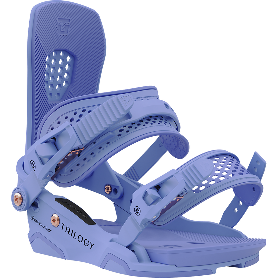 Union Trilogy Snowboard Bindings Womens 2024 Bluebell