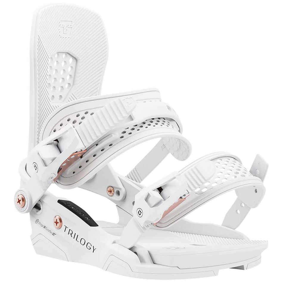 Union Trilogy Snowboard Bindings Womens 2025 White