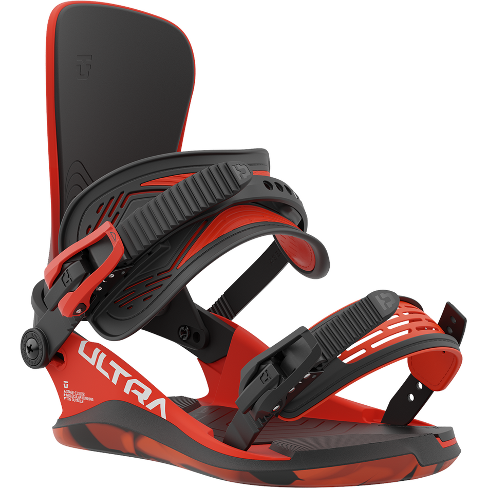 Union Ultra Snowboard Bindings Mens 2024 Hot Red