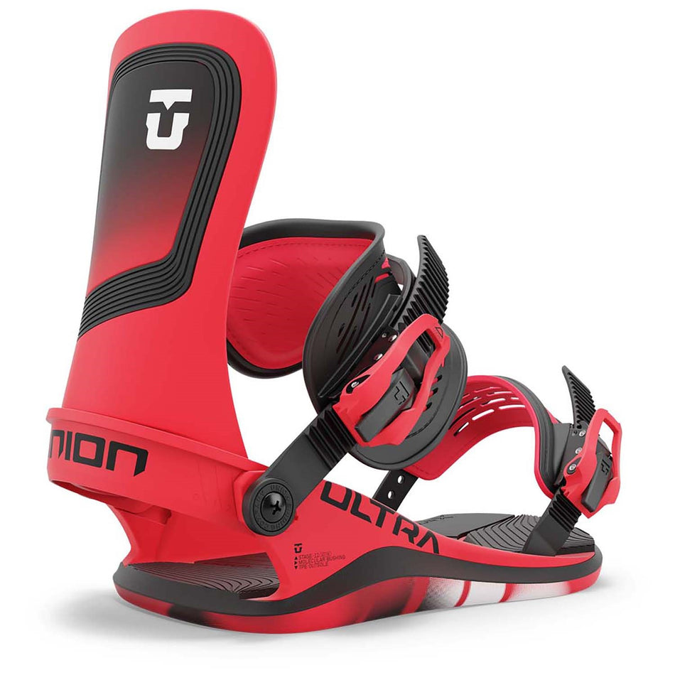 Union Ultra Snowboard Bindings Mens 2025 Hot Red