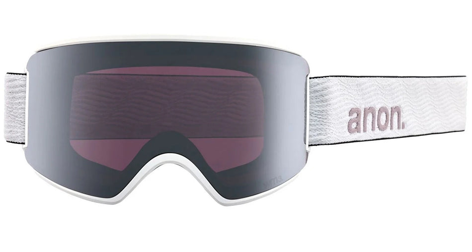 Anon WM3 Goggles & MFI Face Mask & Spare Lens White / Perceive Variable Violet Lens