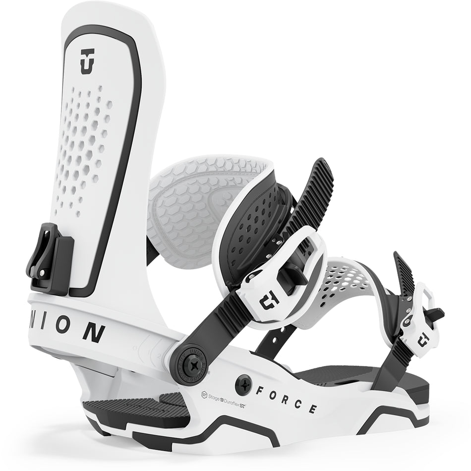 Union Force Snowboard Bindings Mens 2024 White