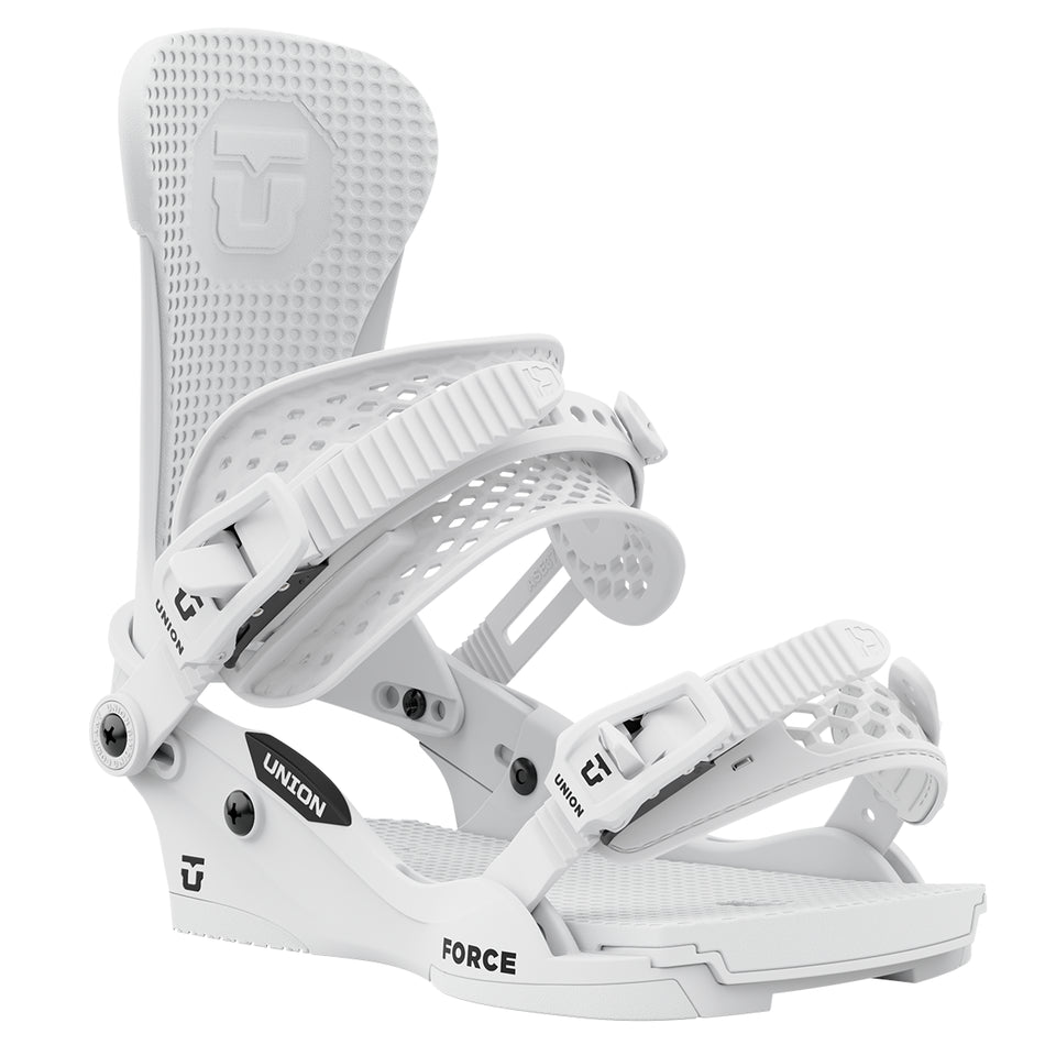 Union Force Classic (Team Logo) Snowboard Bindings Mens 2025 White