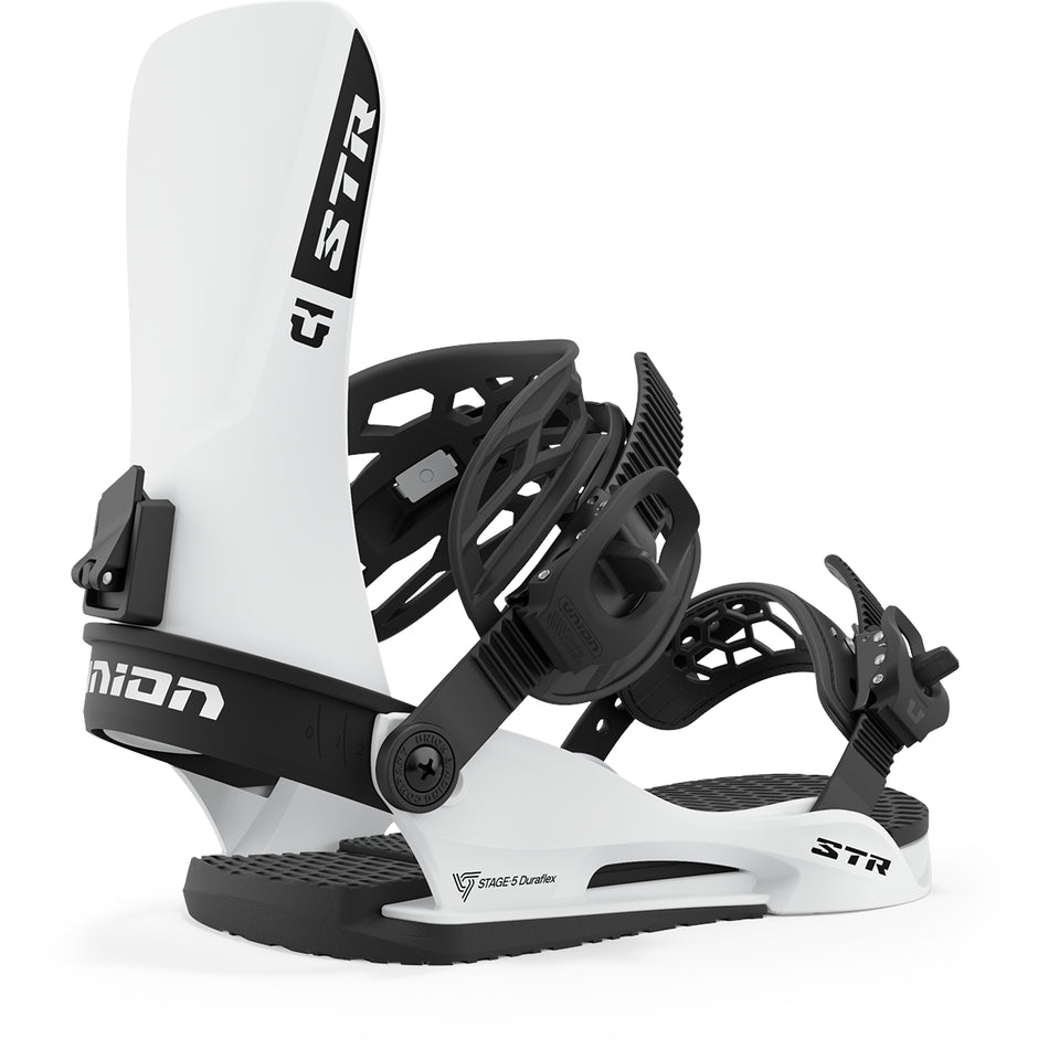 Union STR Snowboard Bindings Mens 2024 White