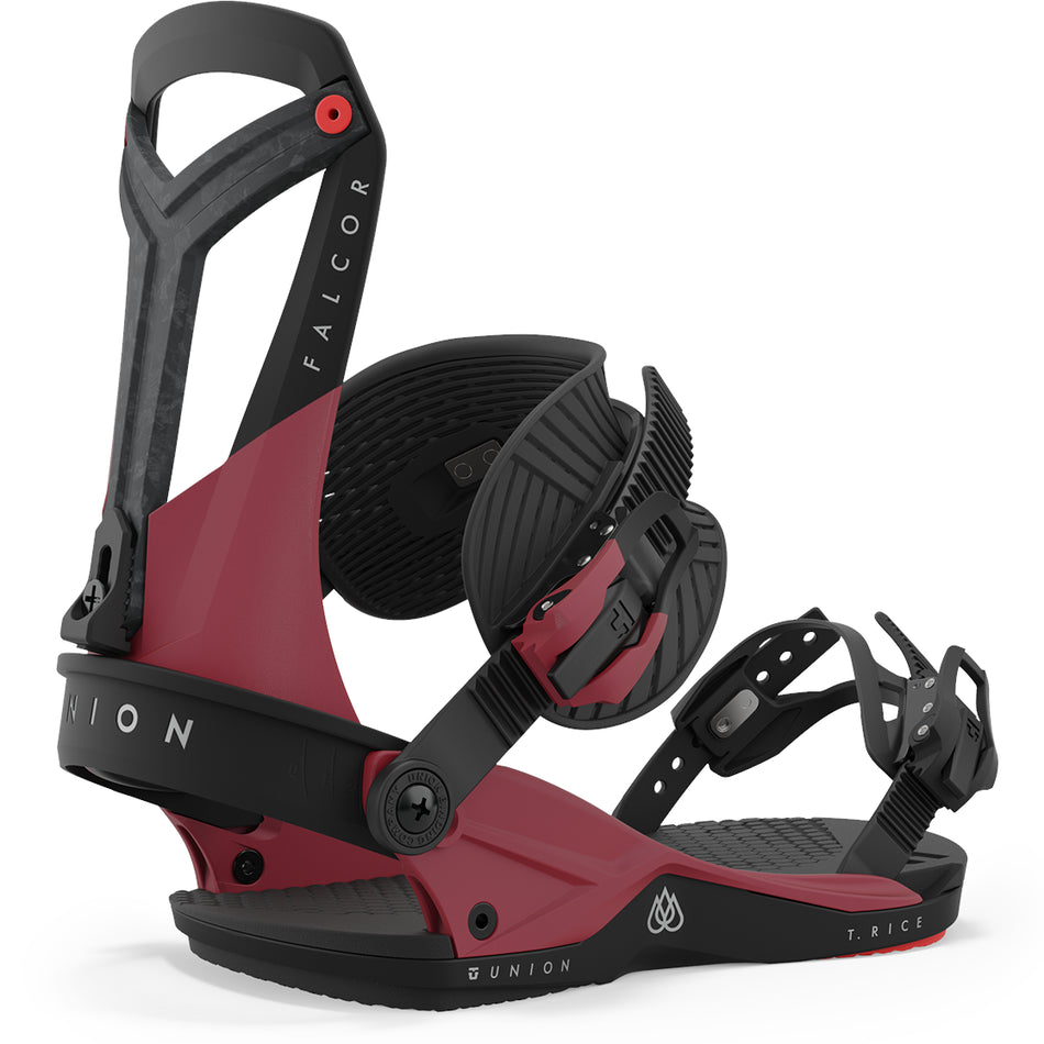 Union Falcor Snowboard Bindings Mens 2024 Red