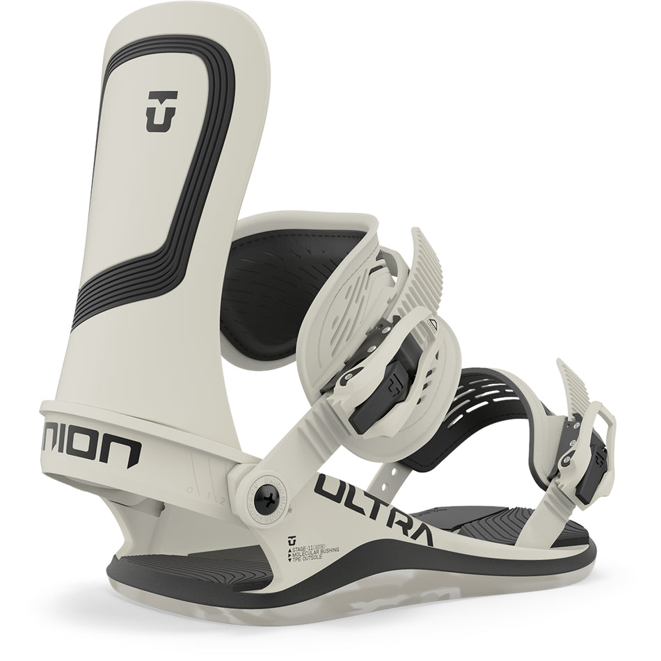 Union Ultra Snowboard Bindings Mens 2024 Bone White