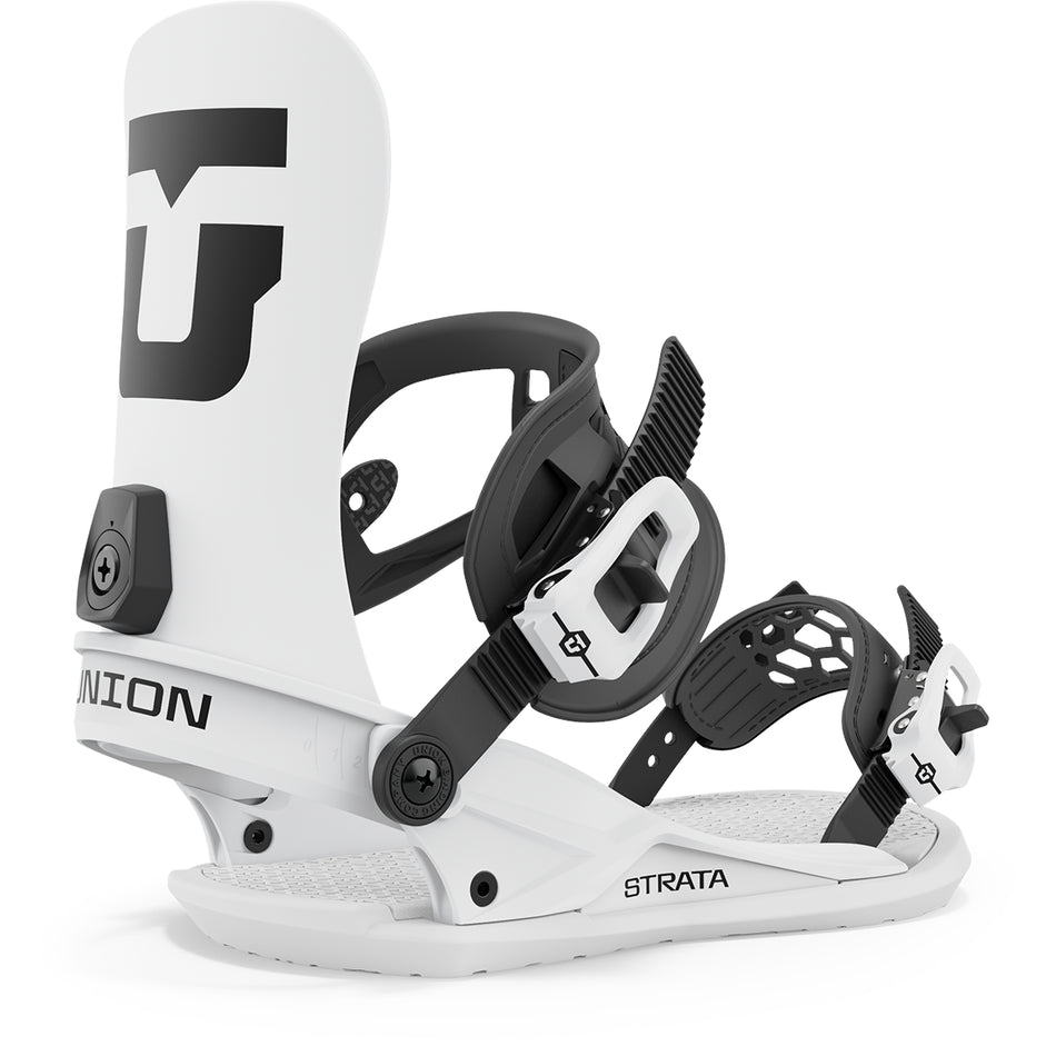 Union Strata Snowboard Bindings Mens 2024 White