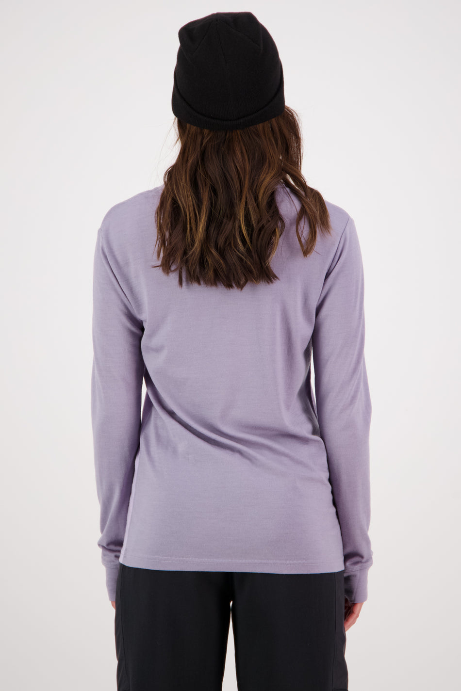 Mons Royale Yotei BF Long Sleeve Womens Thistle Cloud