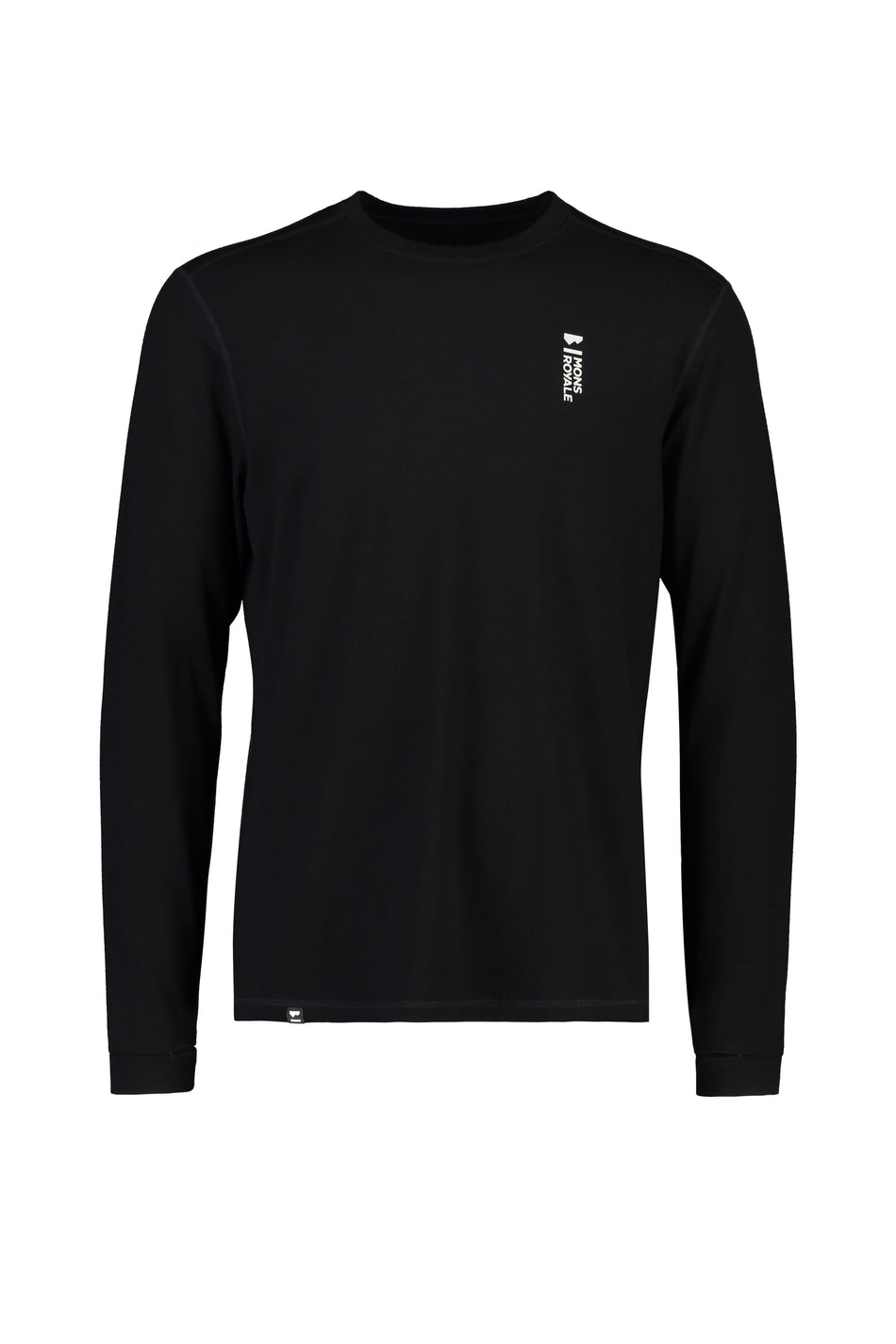 Mons Royale Cascade Merino Flex 200 Long Sleeve Mens Black