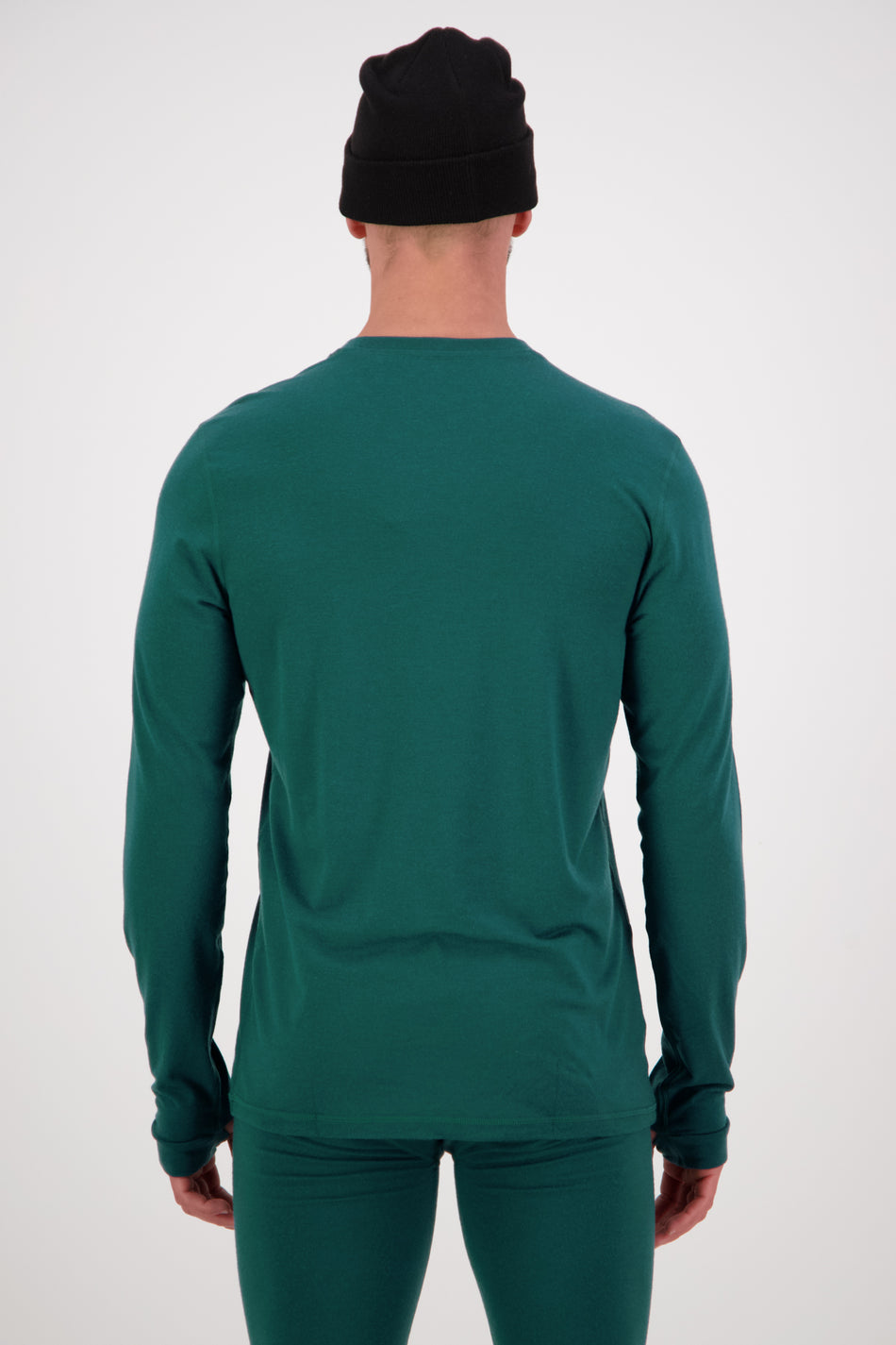 Mons Royale Cascade Merino Flex 200 Long Sleeve Mens Evergreen