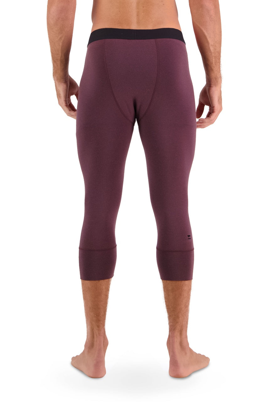 Mons Royale Cascade 3/4 Legging Thermals Mens Oak