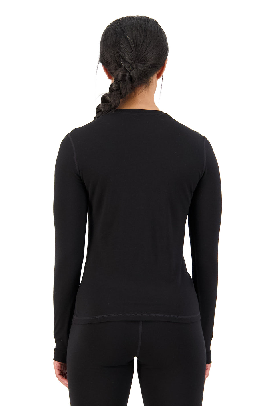 Mons Royale Cascade Flex 200 Long Sleeve Womens Black