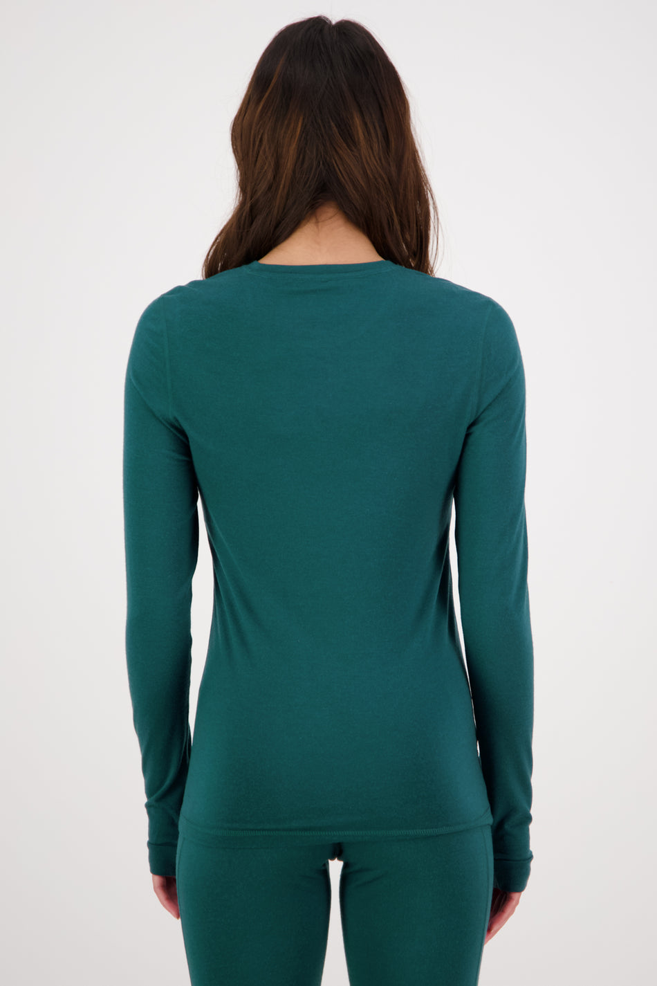 Mons Royale Cascade Flex 200 Long Sleeve Womens Evergreen