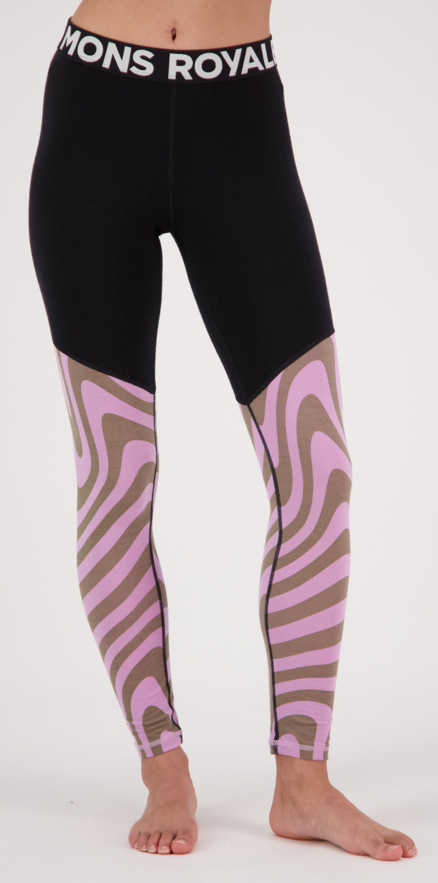 Mons Royale Cascade Flex 200 Legging Womens Blazing Trails